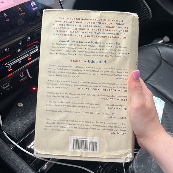 Educated a memoir by Tara westover - Picture 2 of 3